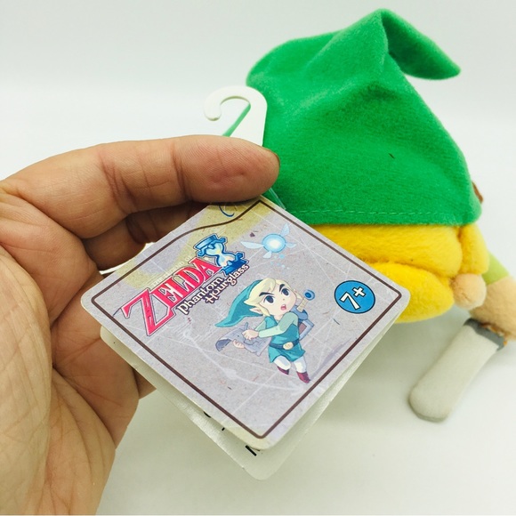 Nintendo Legend of Zelda Toon Link 7.5" Plush Figure The Phantom Hourglass 2011 - Picture 3 of 7